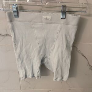 SKIMS Light Blue Seamless Shapewear Shorts